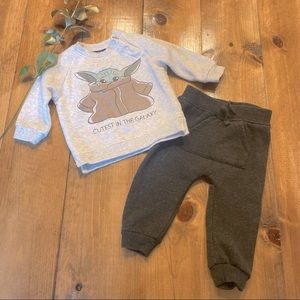 Star Wars Baby Sweatshirt and Sweatpant Set